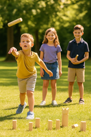 Gezelschap spellen voor buiten