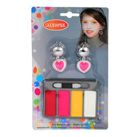 Schminkset Prinses + Oorbellen