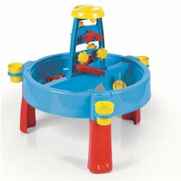 Dolu 2-in-1 Watertafel &amp; Zandtafel met Accessoires Blauw/Rood/Geel 98x98x77cm