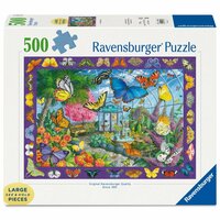 Ravensburger Puzzel De Vlindertuin 500 XL Stukjes