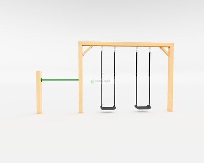 Douglas Duikelrek Kwik 90 cm Antraciet (staanders 11 x 11 cm)