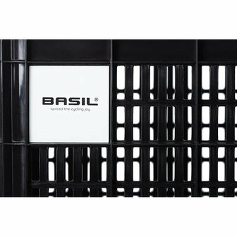 Basil - Fietskrat S - 17.5 Liter - Zwart