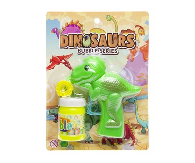 Avontuurlijk bellenblaasgeweer dinosaurus
