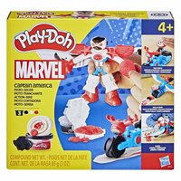 Play-Doh Captain America Motorsnijder Speelset