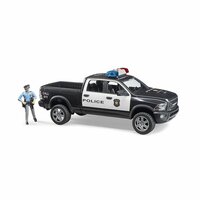 Bruder 02505 RAM 2500 Politie Pick-Up met Politieagent + Licht en Geluid