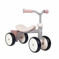 Smoby Rookie Loopfiets Roze/Grijs/Wit