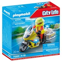 Playmobil 71205 City Life Noodmotorfiets met Zwaailicht