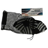 Indoor Voetbal met Netje 23 cm Zwart/Wit