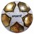 SportX Voetbal Color Star Metallic 330-350 g Wit/Goud