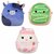 Squishmallows Micromallows Knuffels Ingred, Amelie Daisuke 6.5 cm Squishmallows Micromallows Knuffels Ingred, Amelie Daisuke 6.5 cm