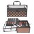 Casuelle Make-Up Koffer Zwart/Bruin/Transparant