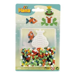 Hama Strijkkralen Kikker en Vis Set 350 Stuks