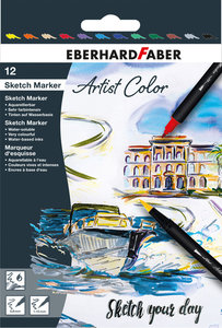 Eberhard Faber EF-558212 Sketch Marker 12 Stuks