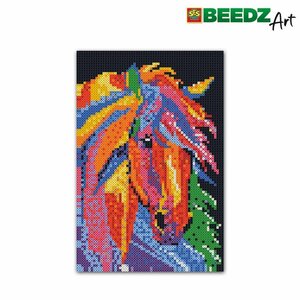 SES Creative Beedz Art Strijkkralen Paard Fantasie 45.5x30 cm 7000 Stuks