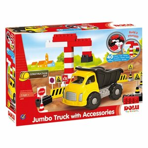 Dolu Jumbo Bouwtruck met Accessoires 40-delig