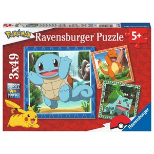 Ravensburger Puzzel Pokémon 3x49 Stukjes