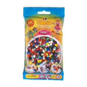 Hama Strijkkralen Kleuren Mix 1000 Stuks