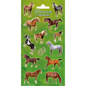 Paarden Stickervel Doos 10 Stuks