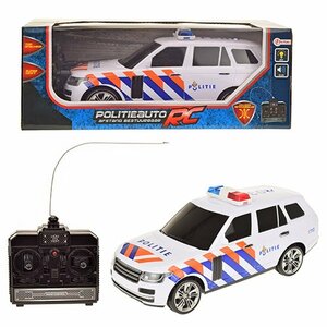 Toi-Toys RC Politieauto + Licht en Geluid 24 cm