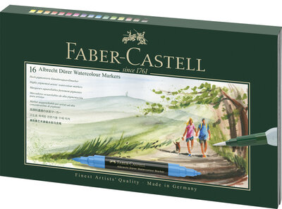 Faber Castell FC-160318 Aquarel Marker Albrecht Dürer Gift Set 17-Delig