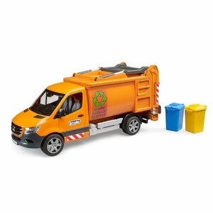 Bruder 02682 Mercedes Sprinter Vuilniswagen + 2 Containers