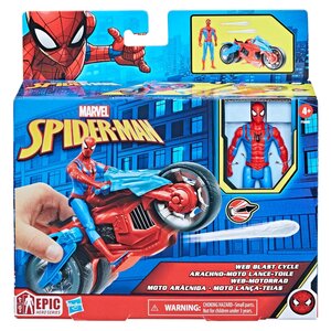 Spiderman Figuur en Voertuig