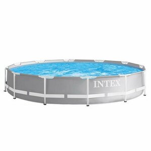 Intex 26710NP Prism Frame Zwembad 366x76 cm Grijs