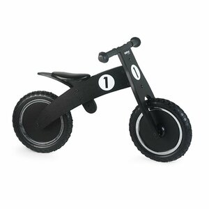 Simply for Kids Balance Bike Black Houten Loopfiets met Anti-Lek Band Simply for Kids Balance Bike Black Houten Loopfiets met Anti-Lek Band