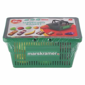 Speelgoed Boodschappenmandje Marskramer 18-delig Groen Speelgoed Boodschappenmandje Marskramer 18-delig Groen