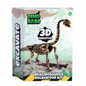 Dinobase Dino 3D Brachiosaurus Skelet Dinobase Dino 3D Brachiosaurus Skelet