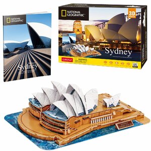 Cubic Fun National Geographic 3D Puzzel Opera House Sydney 86 Stukjes Cubic Fun National Geographic 3D Puzzel Opera House Sydney 86 Stukjes