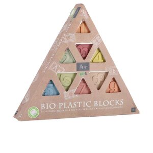 Jipy Bioplastic Zachte Blokken Driehoek 9-delig Jipy Bioplastic Zachte Blokken Driehoek 9-delig