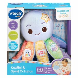 VTech Baby Knuffel en Speel Octopus + Licht en Geluid