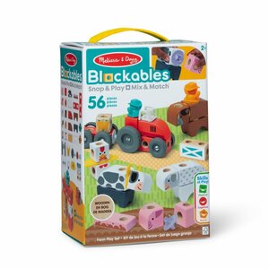Melissa & Doug Blockables Boerderij Speelset 56-delig