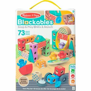 Melissa & Doug Blockables Stad Speelset 73-delig