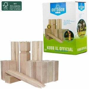 Outdoor Play Houten Kubb Game XL
