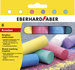 Eberhard Faber EF-526506 Stoepkrijt 4-kantig 6 Kleuren_