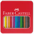 Faber Castell FC-110916 Kleurpotlood Jumbo GRIP Etui Met 16 Stuks Assorti_