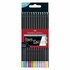 Faber Castell FC-116410 Black Edition Kleurpotloden 12 Stuks Neon/Pastel_