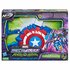 Nerf Marvel Mech Strike Monster Hunters Captain America + 3 Darts_