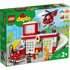 Lego Duplo 10970 Brandweerkazerne en Helikoper + Licht en Geluid_