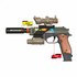 Toi-Toys Alfafox Militair Pistool met Demper + Zaklamp + Licht en Geluid_