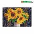 SES Creative Beedz Art Strijkkralen Zonnebloemen 30x45.5 cm 7000 Stuks_