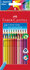 Faber Castell FC-112424 Kleurpotlood Faber-Castell GRIP Kartonnen Etui A 24 Stuks_