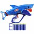 Nerf Elite Junior Sharkfire Blaster + 8 Darts_