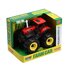 Tractor 15 cm + Licht en Geluid Rood/Zwart_