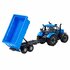 Farmer Frictietractor + Trailer Blauw/Zwart_