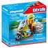 Playmobil 71205 Cityt Life Noodmotorfiets met Zwaailicht_