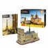 Cubic Fun National Geographic 3D Puzzel Notre-Dame Parijs 128 Stukjes_