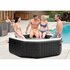 Intex 28458NL PureSpa Jet & Bubble DeLuxe Jacuzzi 4-Persoons Set met Zoutwatersysteem 201/150x71cm_